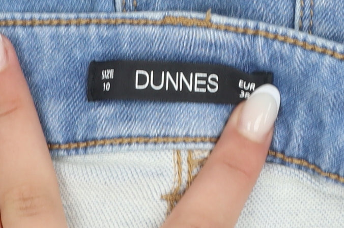 Dunnes Women’s Light Blue Skinny Jeans Size 10 Mid Rise Stretch Denim