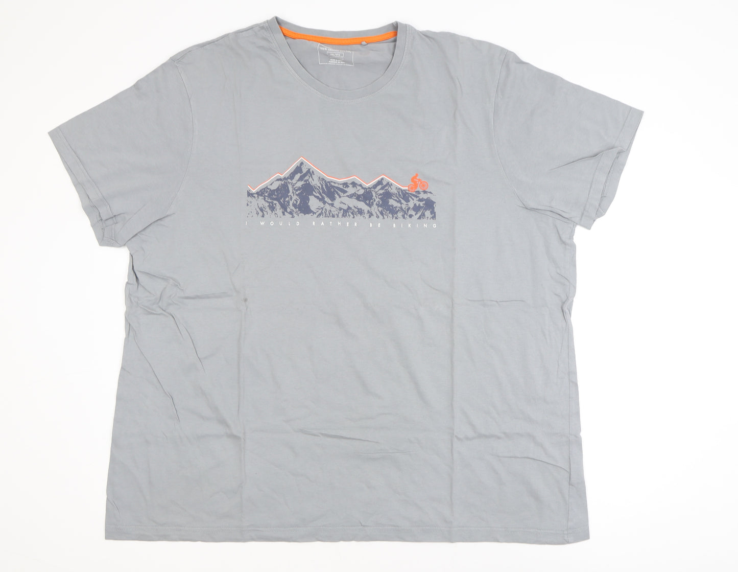Mountain Warehouse Men's Grey 3XL Graphic Outdoor Cotton T-Shirt