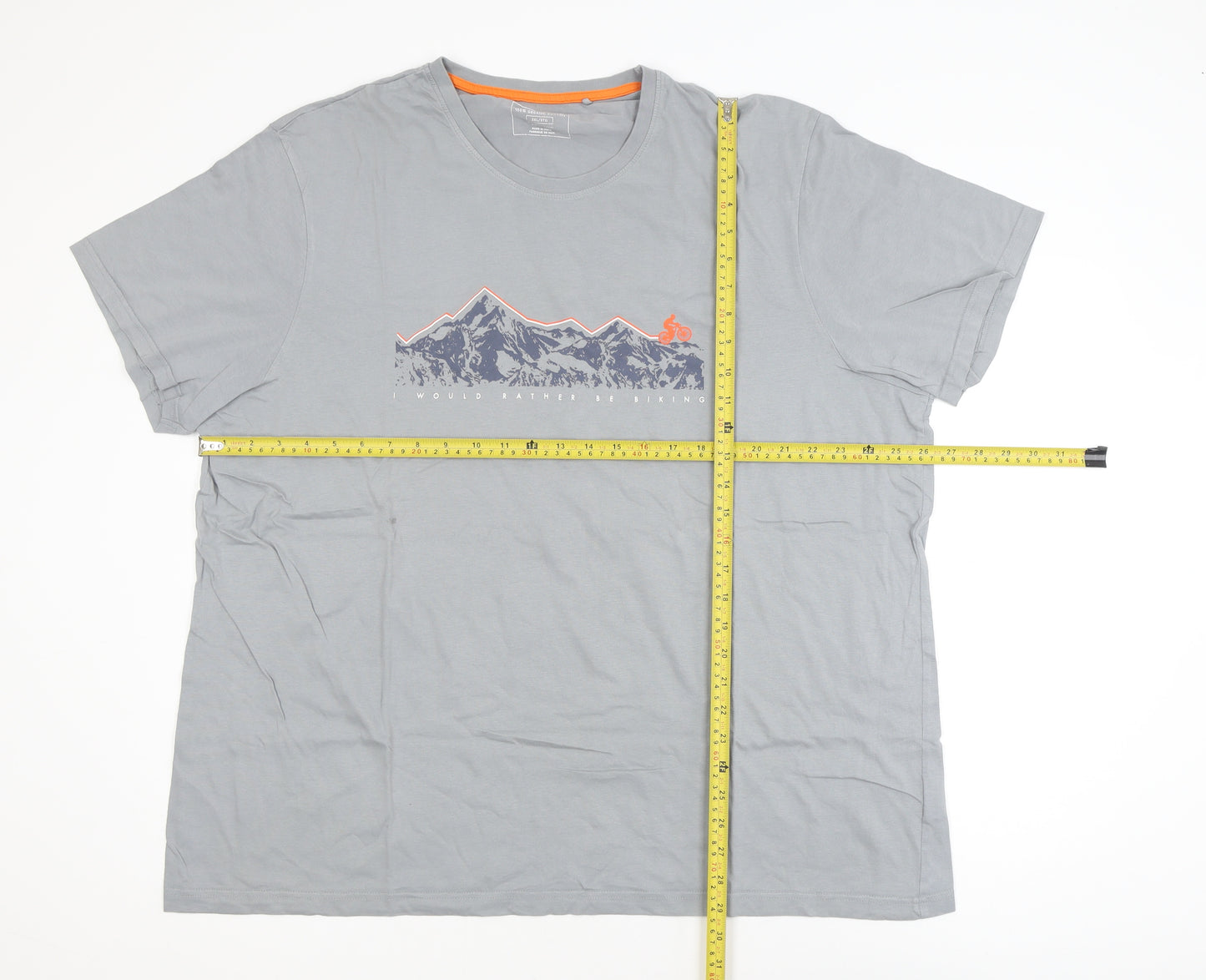 Mountain Warehouse Men's Grey 3XL Graphic Outdoor Cotton T-Shirt
