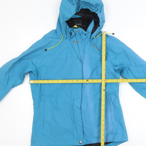 TOG24 Blue Waterproof Hooded Jacket Unisex Adults S Outdoor Rain Coat
