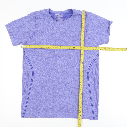 Dunnes Stores Men's Blue Athletic Fit Moisture Wicking T-Shirt M