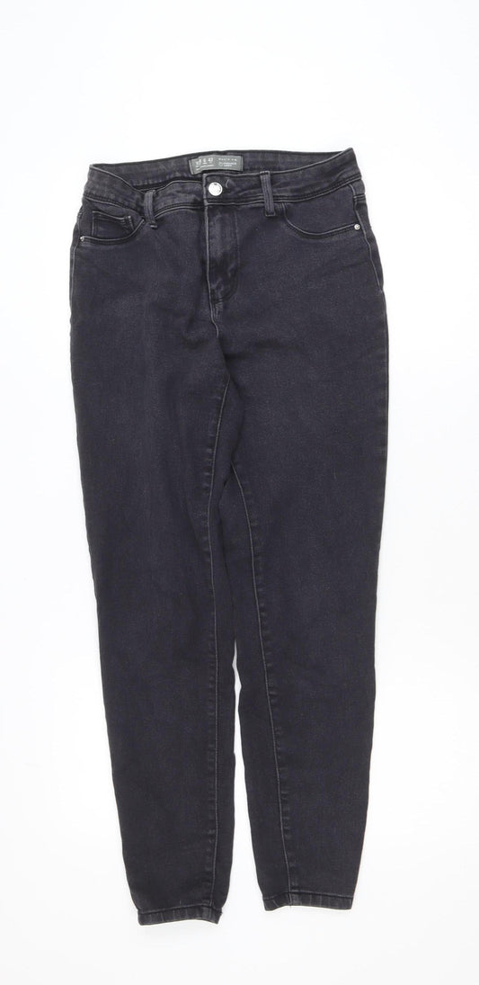 Primark Women’s Black Skinny Jeans Size 10 High Rise Denim Co