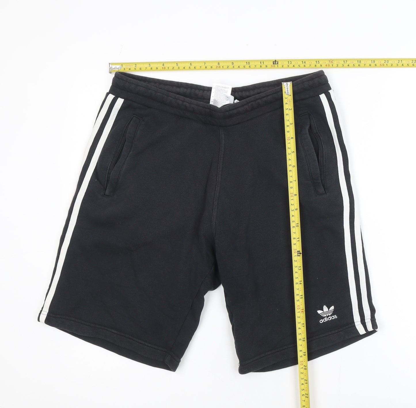 Adidas Men's Black Cotton Sweat Shorts M Casual Sportswear