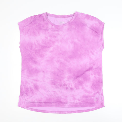 Dunnes Stores Women's Pink Sleeveless Crew Neck T-Shirt Size 14