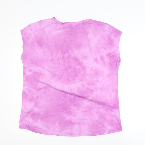 Dunnes Stores Women's Pink Sleeveless Crew Neck T-Shirt Size 14