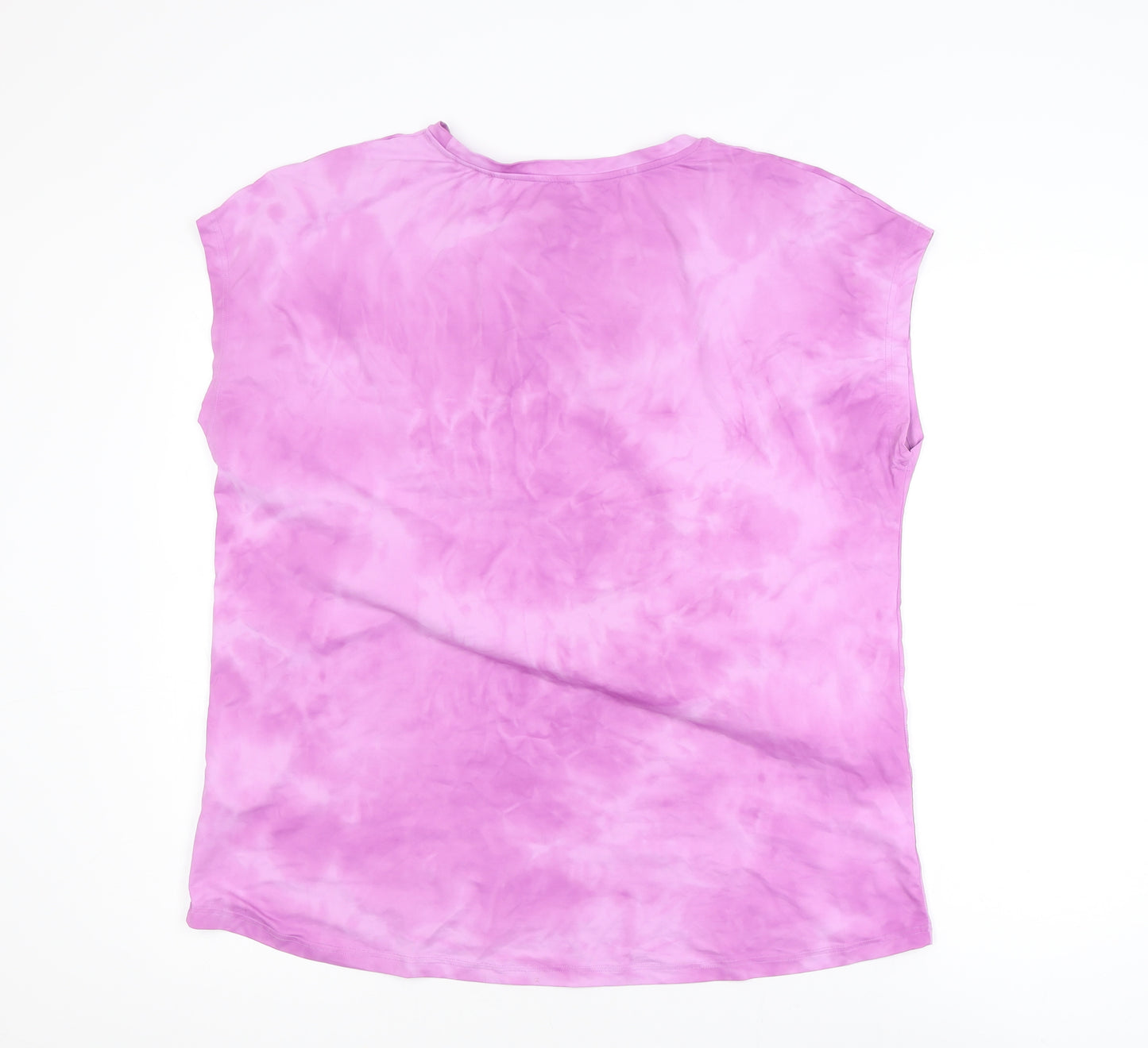 Dunnes Stores Women's Pink Sleeveless Crew Neck T-Shirt Size 14