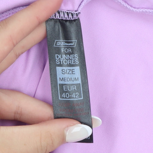 Dunnes Stores Women's Pink Sleeveless Crew Neck T-Shirt Size 14