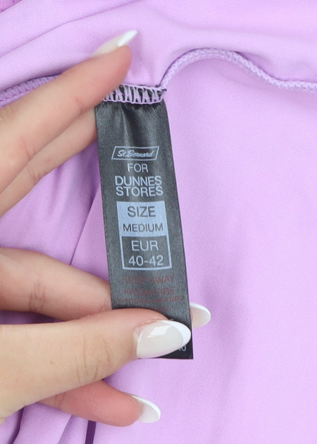 Dunnes Stores Women's Pink Sleeveless Crew Neck T-Shirt Size 14
