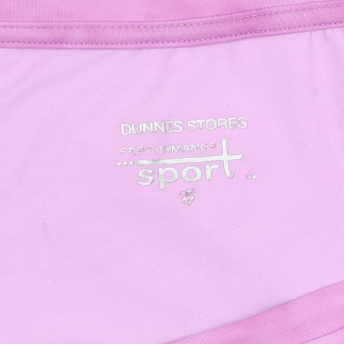 Dunnes Stores Women's Pink Sleeveless Crew Neck T-Shirt Size 14