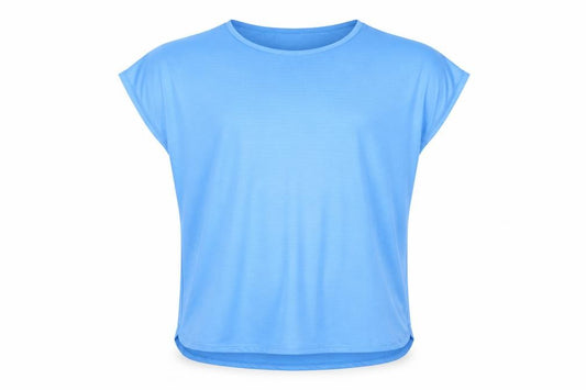Front view of Dunnes Men's Blue Sleeveless Sports T-Shirt XL