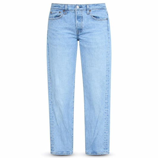Front view of Levi's Women Blue 26 High Rise Wedgie Straight Denim Jeans