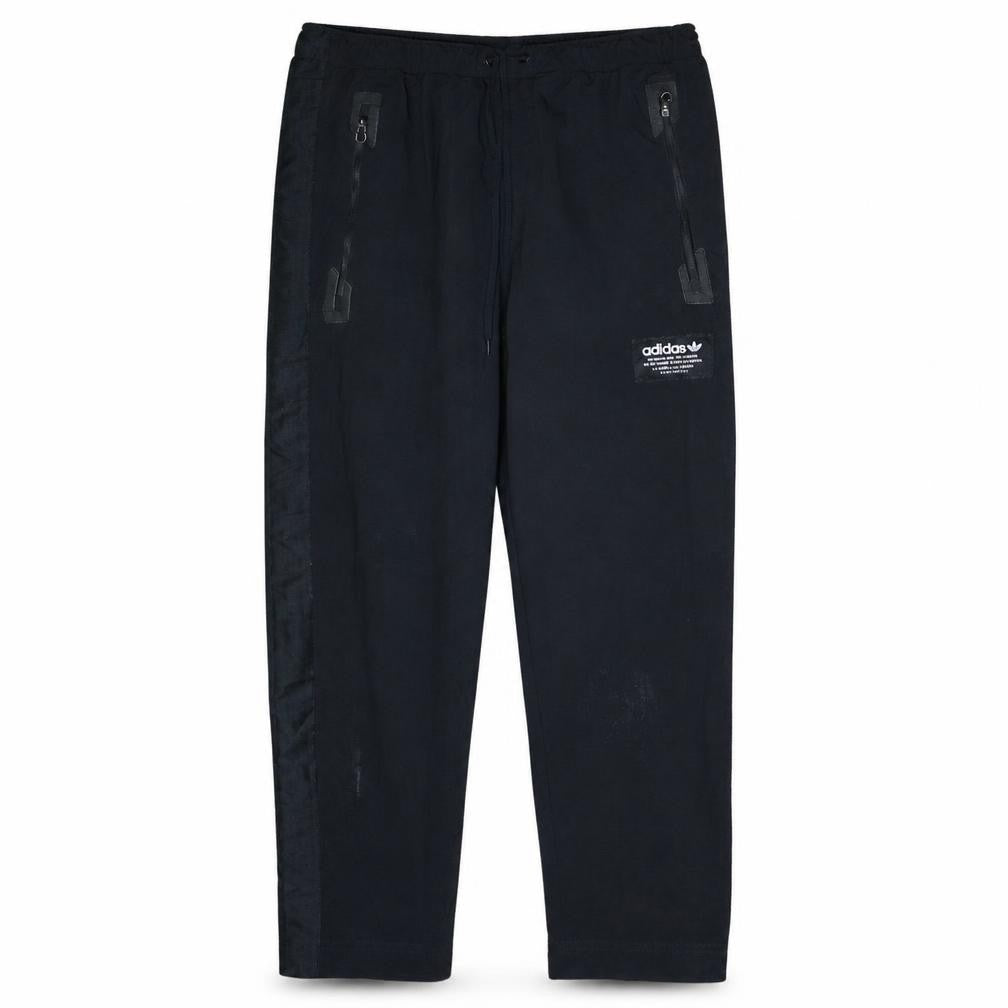 Front view of Adidas Men's Black Jogger Trousers, size M, Regular Fit