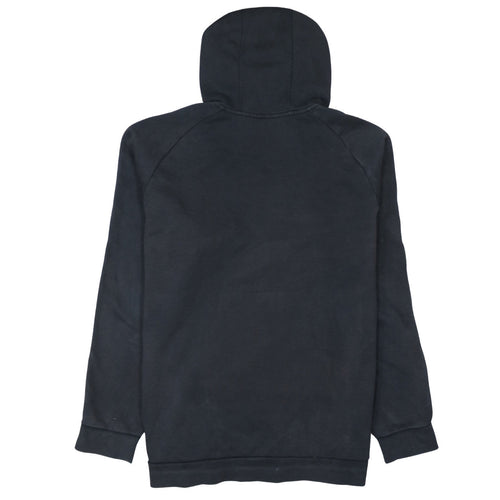 Adidas Men Black XL Pullover Hoodie with Logo Fleece Sportswear