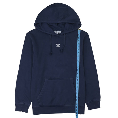 Adidas Womens Navy Blue Pullover Hoodie Size 16 Hooded Sweatshirt