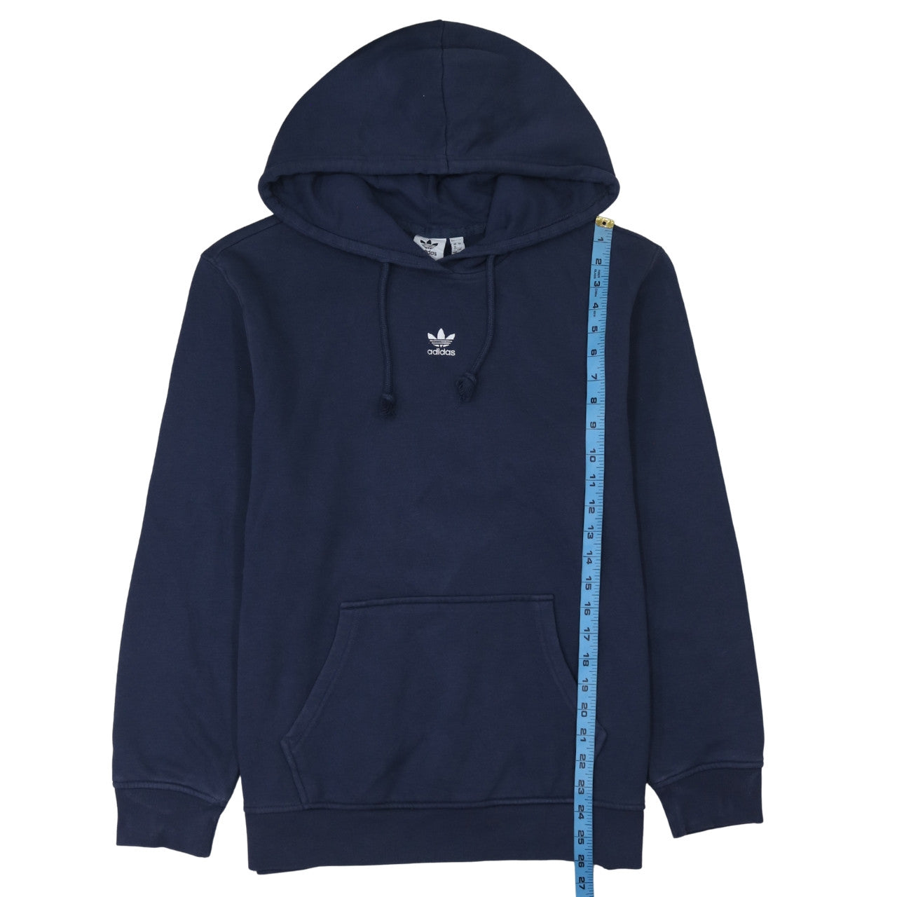 Adidas Womens Navy Blue Pullover Hoodie Size 16 Hooded Sweatshirt