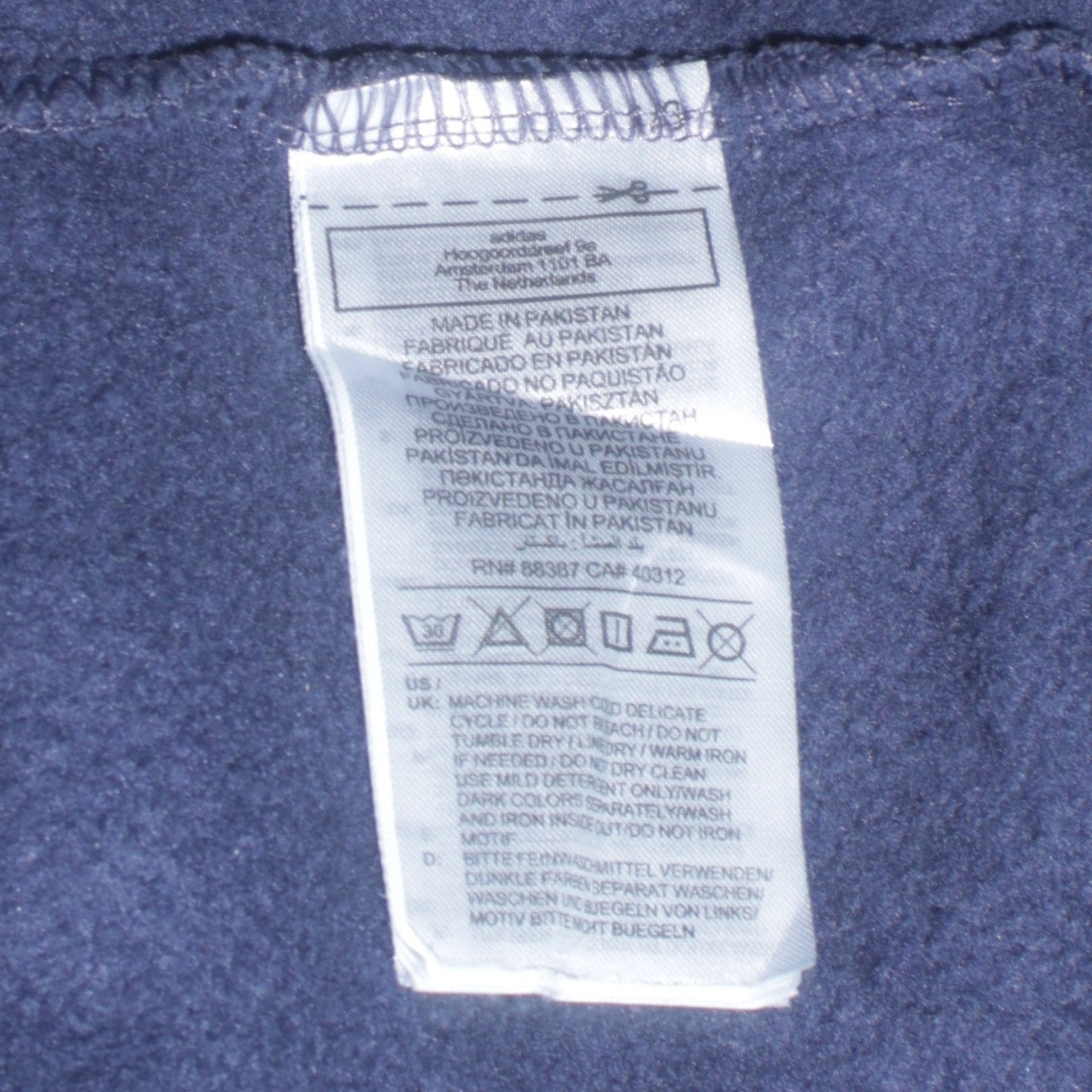 Adidas Womens Navy Blue Pullover Hoodie Size 16 Hooded Sweatshirt