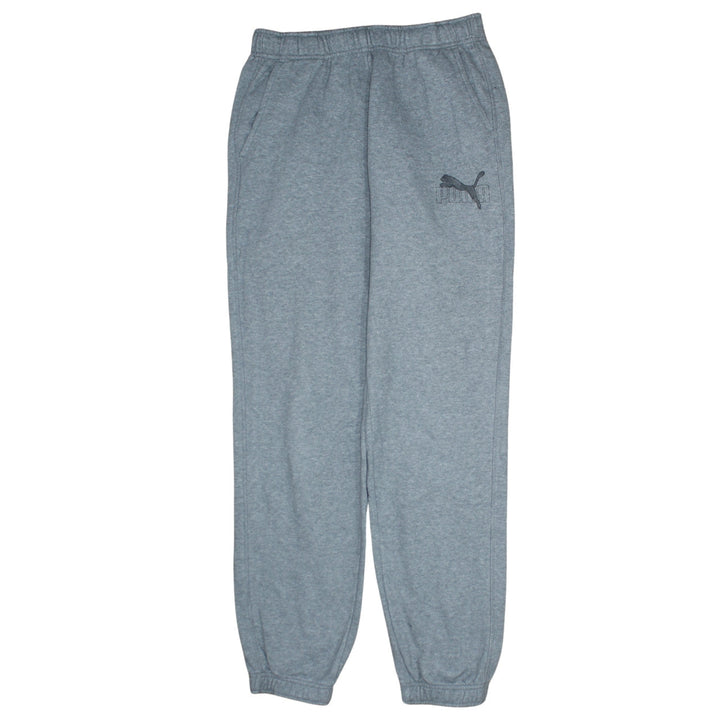 Puma Men’s Grey Sweatpants Size S Regular Fit Sports Joggers