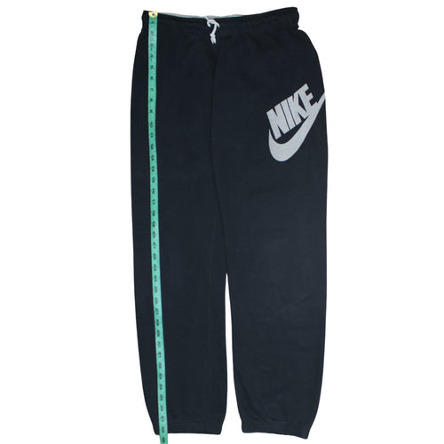 Nike Men's Black Sweatpants Small Regular Fit Logo Joggers