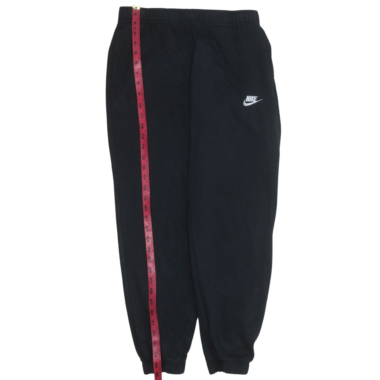 Nike Men's Black Jogger Sweatpants M Regular Fit Fleece Trousers