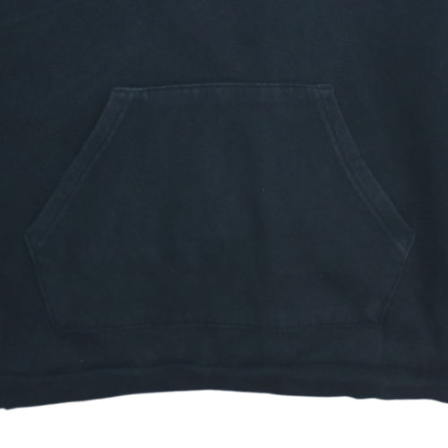 Adidas Womens Black XS Pullover Hoodie with Logo Print