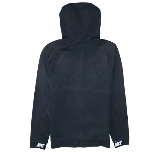 Nike Men's Black Full Zip Hoodie S Regular Fit Fleece