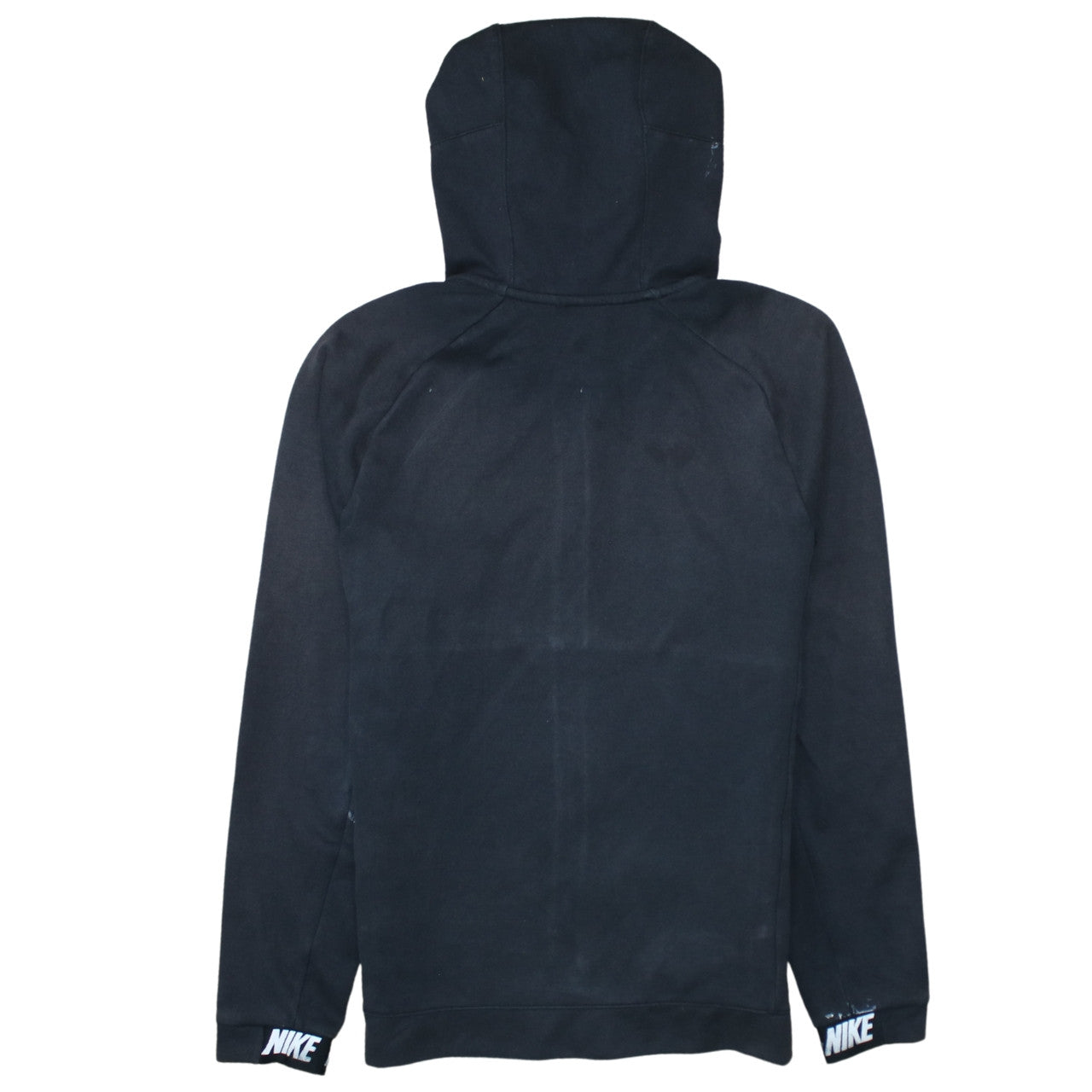 Nike Men's Black Full Zip Hoodie S Regular Fit Fleece