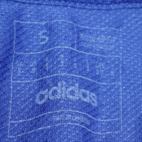 Adidas Scotland Blue Men's S Polo Short Sleeve Football Top