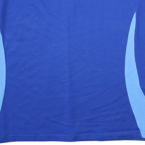 Adidas Scotland Blue Men's S Polo Short Sleeve Football Top