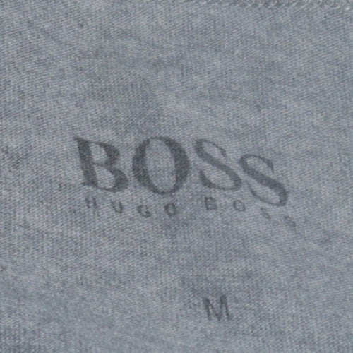 Hugo Boss Men's Grey Short Sleeve Crew Neck Cotton T-Shirt M