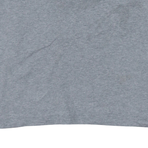 Hugo Boss Men's Grey Short Sleeve Crew Neck Cotton T-Shirt M