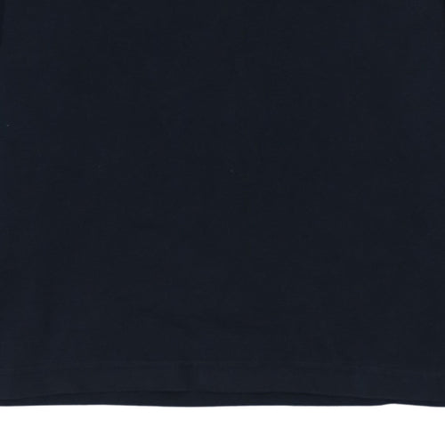 Fred Perry Men's Blue Long Sleeve Slim Fit Polo Shirt Size S
