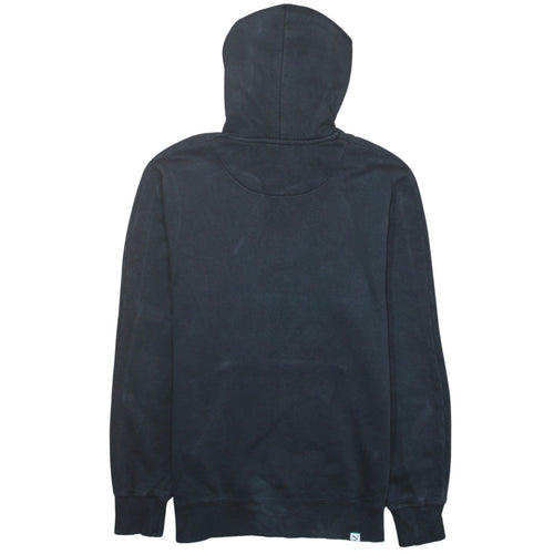 Puma Men's Black M Pullover Hoodie with Logo Graphic Print