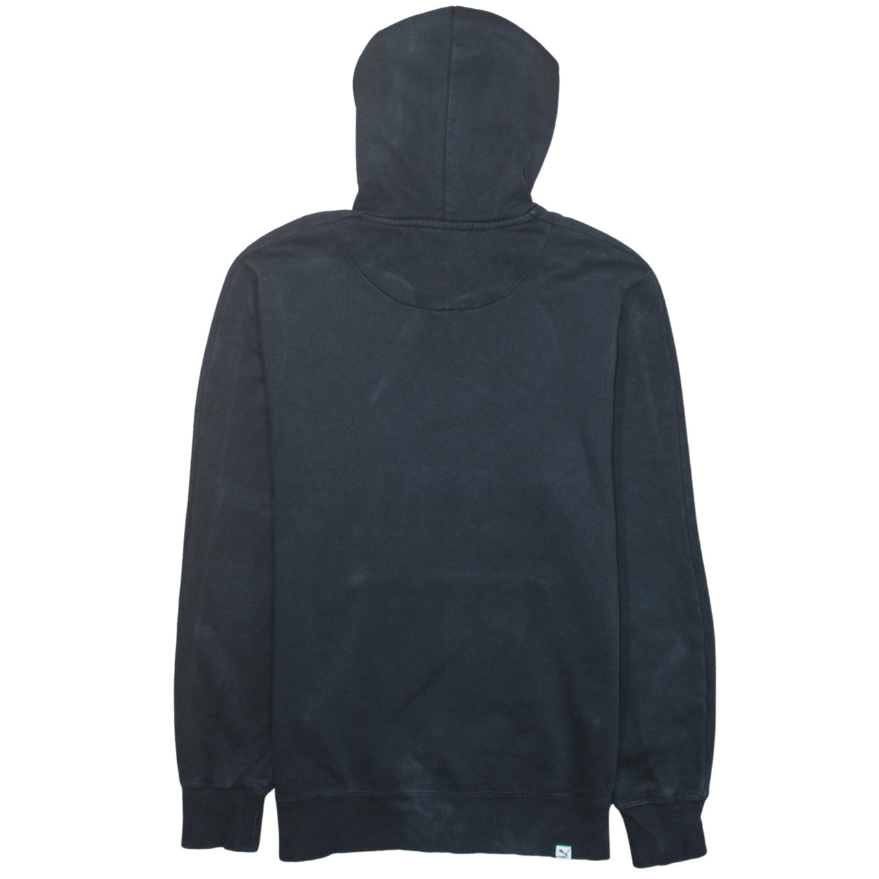 Puma Men's Black M Pullover Hoodie with Logo Graphic Print