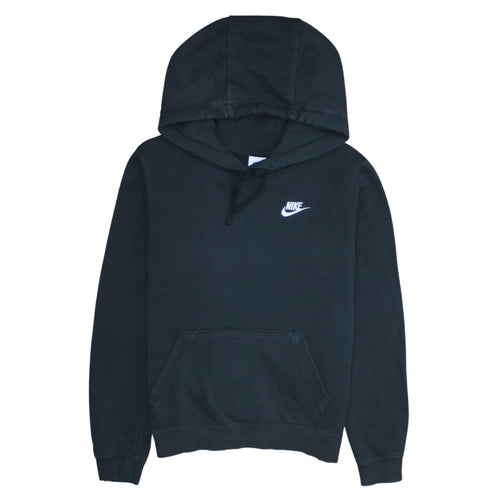 Nike Women's Black Pullover Hoodie Size S Cotton Blend Logo