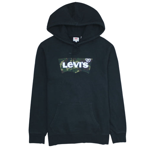 Levi's Men's Black Camouflage Logo Pullover Hoodie Size M