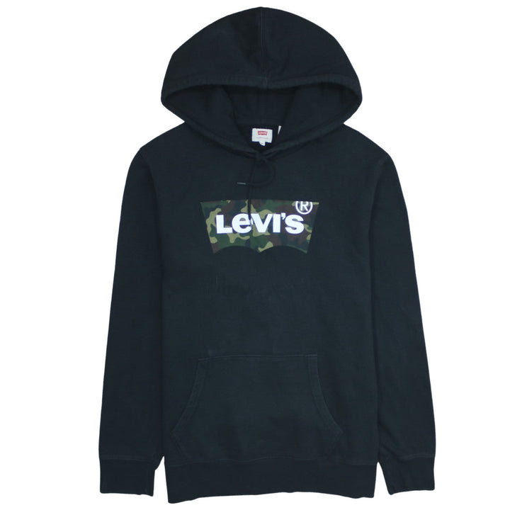 Levi's Men's Black Camouflage Logo Pullover Hoodie Size M