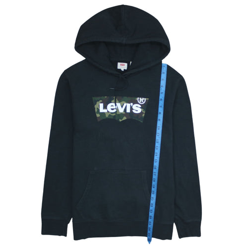 Levi's Men's Black Camouflage Logo Pullover Hoodie Size M