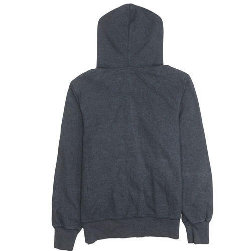 Nike Mens Grey Full Zip Hoodie Sweatshirt M Cotton Blend