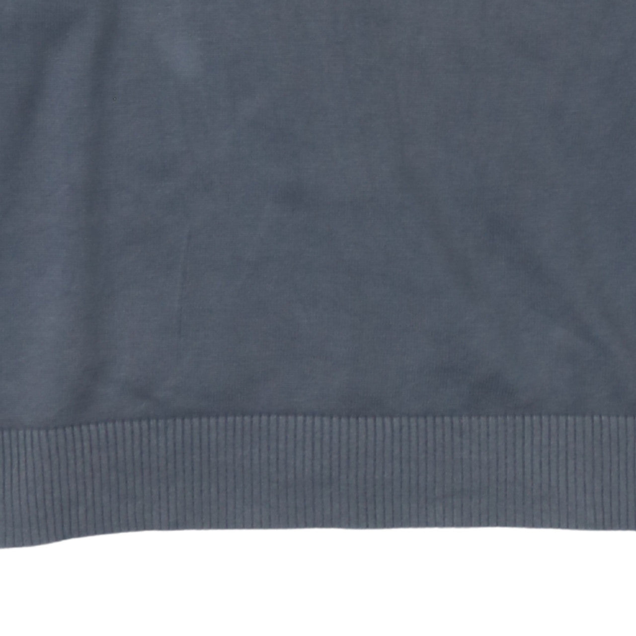 Tommy Hilfiger Men's Grey V-Neck Cotton Jumper Size M