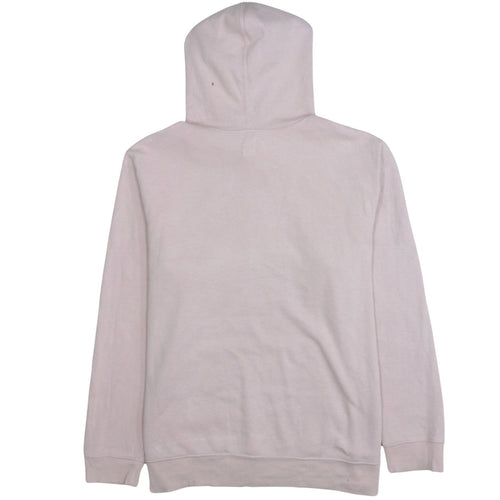 GAP Women Pink Pullover Hoodie L Cotton Blend Logo Casual