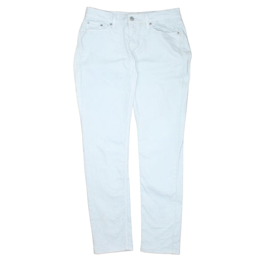 Levi's Women's White 524 Too Superlow Skinny Jeans M