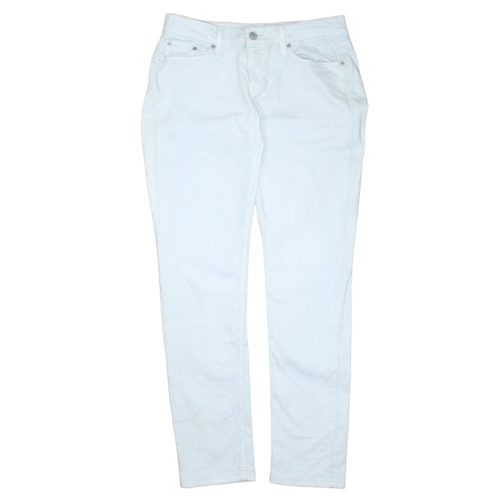 Levi's Women's White 524 Too Superlow Skinny Jeans M