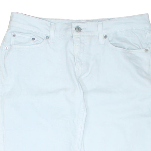 Levi's Women's White 524 Too Superlow Skinny Jeans M