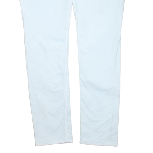 Levi's Women's White 524 Too Superlow Skinny Jeans M