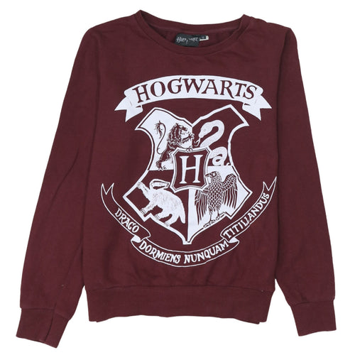 Atmosphere Harry Potter Burgundy Hogwarts Sweatshirt Women Size 12