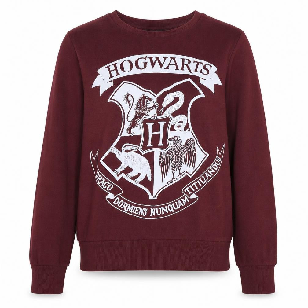 Atmosphere Harry Potter Burgundy Hogwarts Sweatshirt Women Size 12