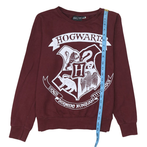 Atmosphere Harry Potter Burgundy Hogwarts Sweatshirt Women Size 12