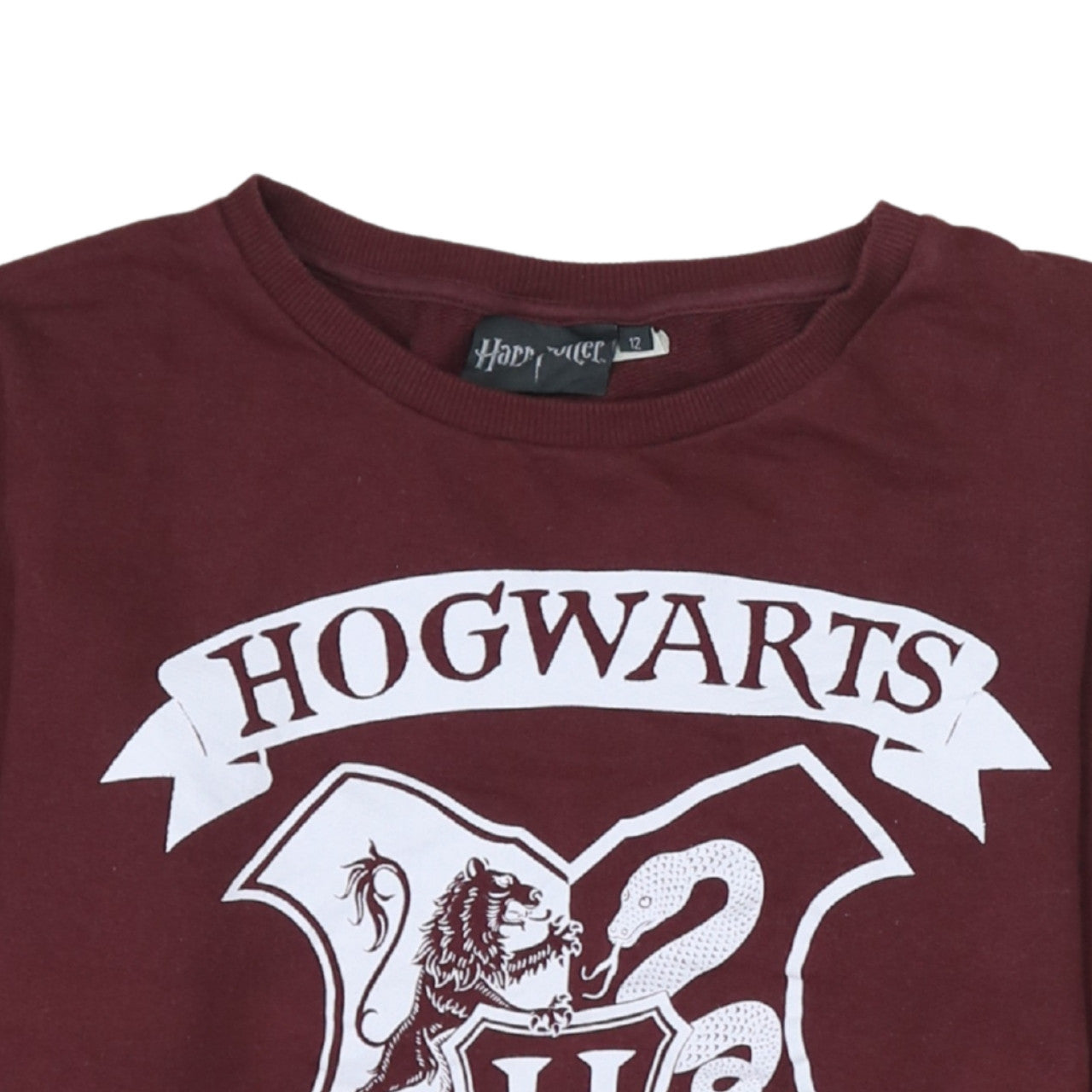 Atmosphere Harry Potter Burgundy Hogwarts Sweatshirt Women Size 12