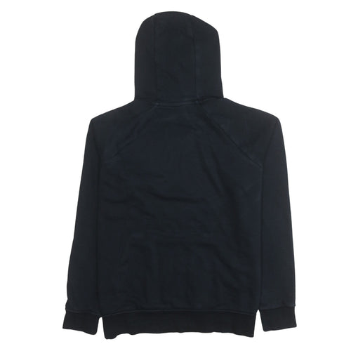 Nike Womens Black Large Pullover Hoodie Sweatshirt Cotton Blend