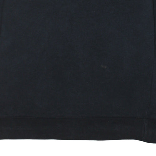Nike Men's Black Small Pullover Sweatshirt Crew Neck Logo Top